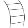 PORTE SERVIETTES METAL MURAL 4 BARRES CHROME