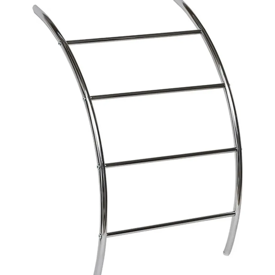 PORTE SERVIETTES METAL MURAL 4 BARRES CHROME