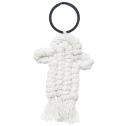 PORTE CLE MACRAME ALICANTE H.7CM
