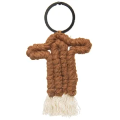 PORTE CLE MACRAME ALICANTE H.7CM
