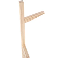 PORTE MANTEAU BOIS ET BLANC