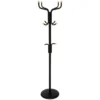 PORTE MANTEAUX 11 TIGES METAL AVEC BOULES BOIS