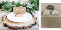 PORTE NOM RONDIN ET ETIQUETTE X3 PIECES