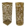 PORTE PARAPLUIE METAL AJOURE DORE 49CM