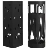 PORTE PARAPLUIES METAL NOIR H.49CM