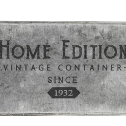 PORTE 6 PLANTES METAL ZINC H.36CM