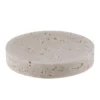 PORTE SAVON EN POLYRESINE FACON TRAVERTIN NATUREL