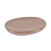PORTE SAVON GRES LAQUE CARAMEL