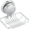 PORTE SAVON METAL SUR VENTOUSES   CHROME