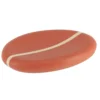 PORTE SAVON OVALE POLYRESINE ARRONDI TERRACOTTA