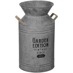 POT A LAIT DECO ZINC D.26X48CM