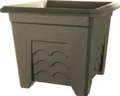 POT CARRE TERRISSIMA DIA. 39 CM GRIS
