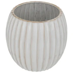 POT CERAMIQUE REACTIVE CAFE BORDELAIS BEIGE D.17CM