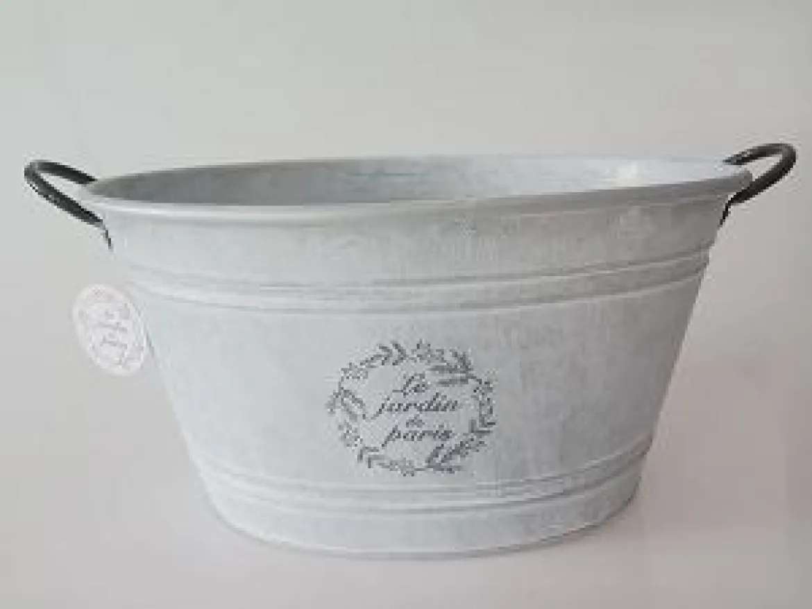 POT EN ZINC ANSES METAL 41.8X31X22CM