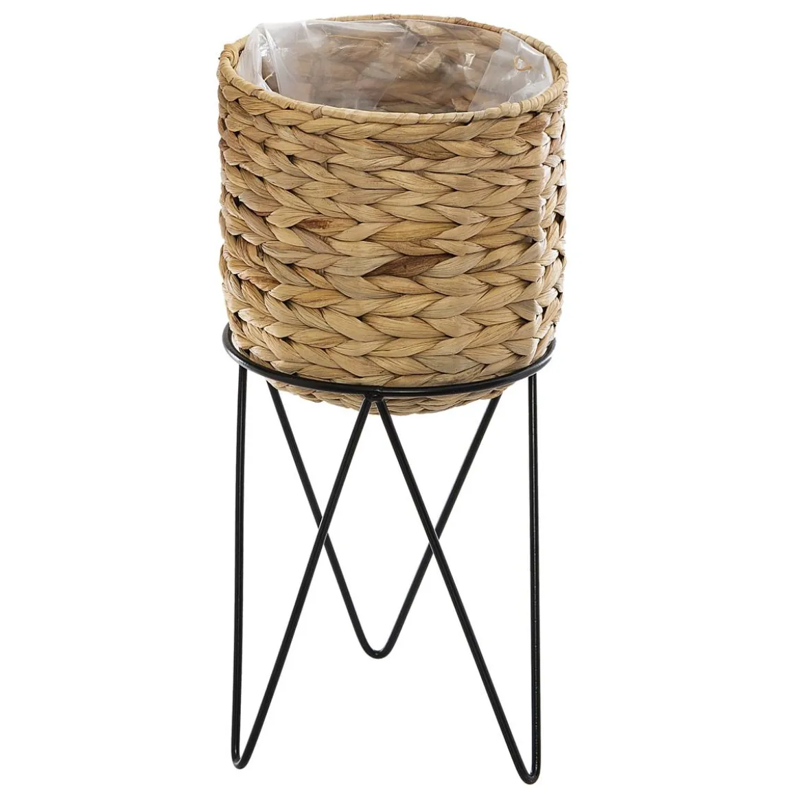 POT HYA TRESSE METAL D.21X20CM AVEC SUPPORT D.20.5X26CM