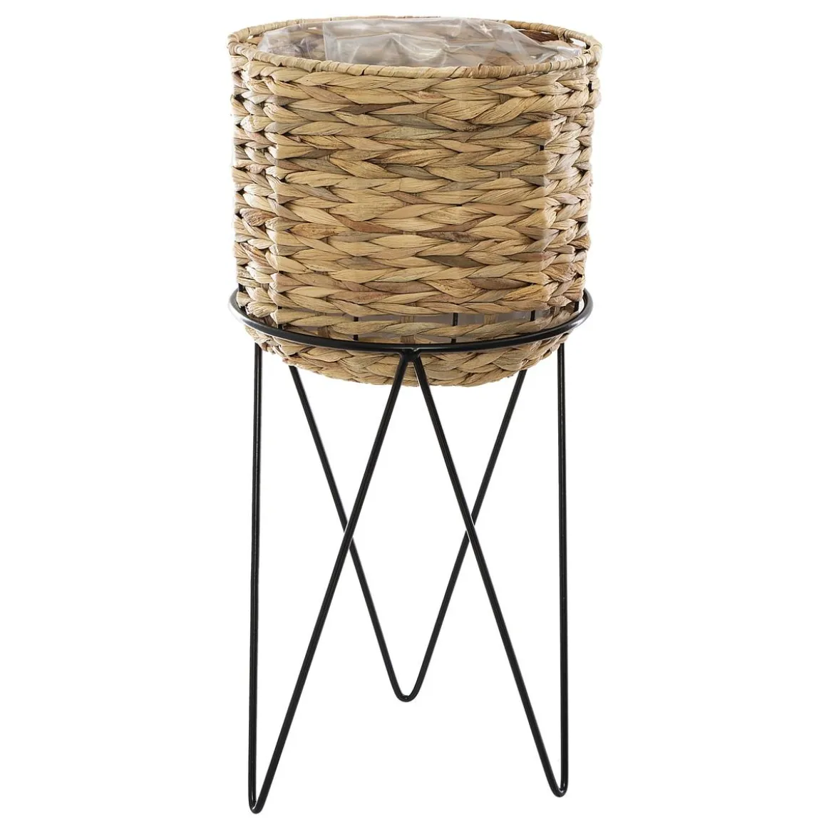 POT HYA TRESSE METAL D.21X20CM AVEC SUPPORT D.20.5X26CM