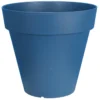 POT PATIO ROND D.50CM BLEU 50L