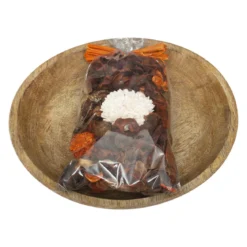 POT POURRI PAOLA AVEC PLATEAU BOIS VANILLE 140G