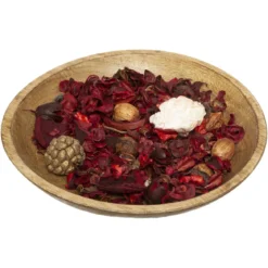 POT POURRI PAOLA AVEC PLATEAU BOIS FRUITS ROUGES 140G