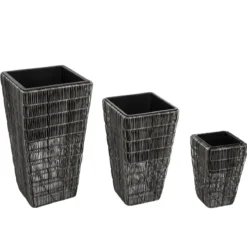 POT RATTAN D.31X53CM