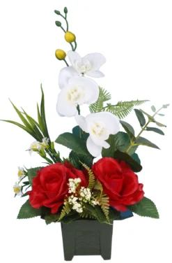 POT ROSES ORCHIDEES