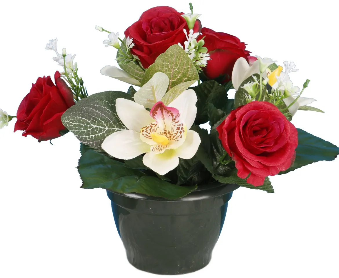 POT ROSES ORCHIDEES