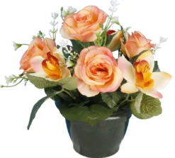 POT ROSES ORCHIDEES