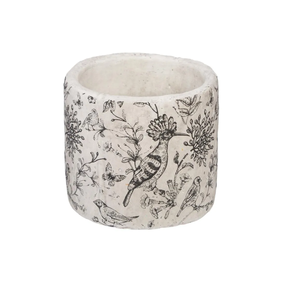POTS RONDS CIMENT USE HIVER D.14X14X14CM