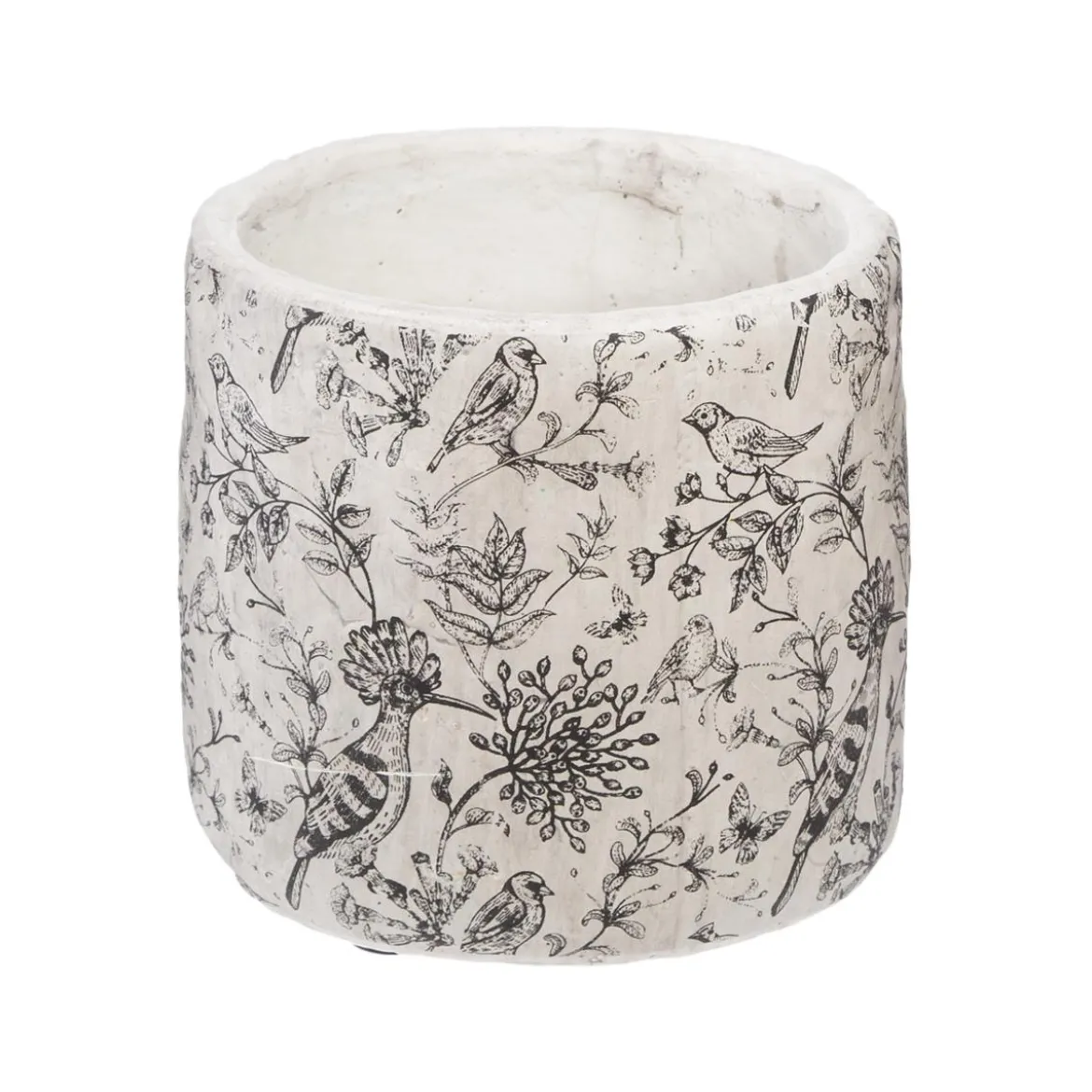POTS RONDS CIMENT USE HIVER D.14X14X14CM