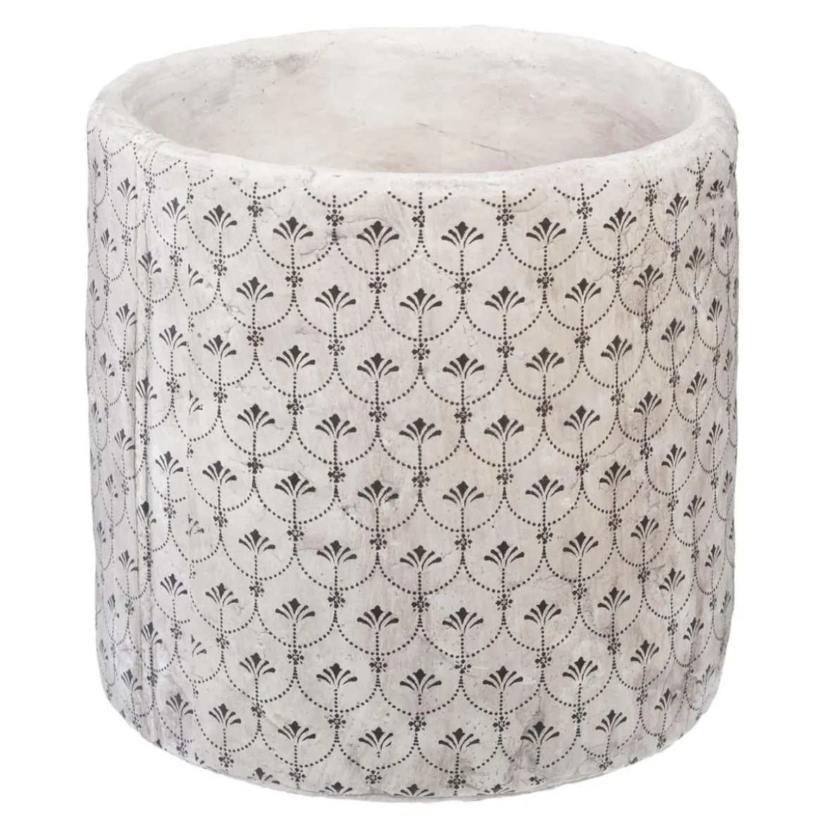POTS RONDS CIMENT USE HIVER D.8X8X8CM