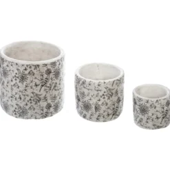 POTS RONDS CIMENT USE HIVER D.8X8X8CM