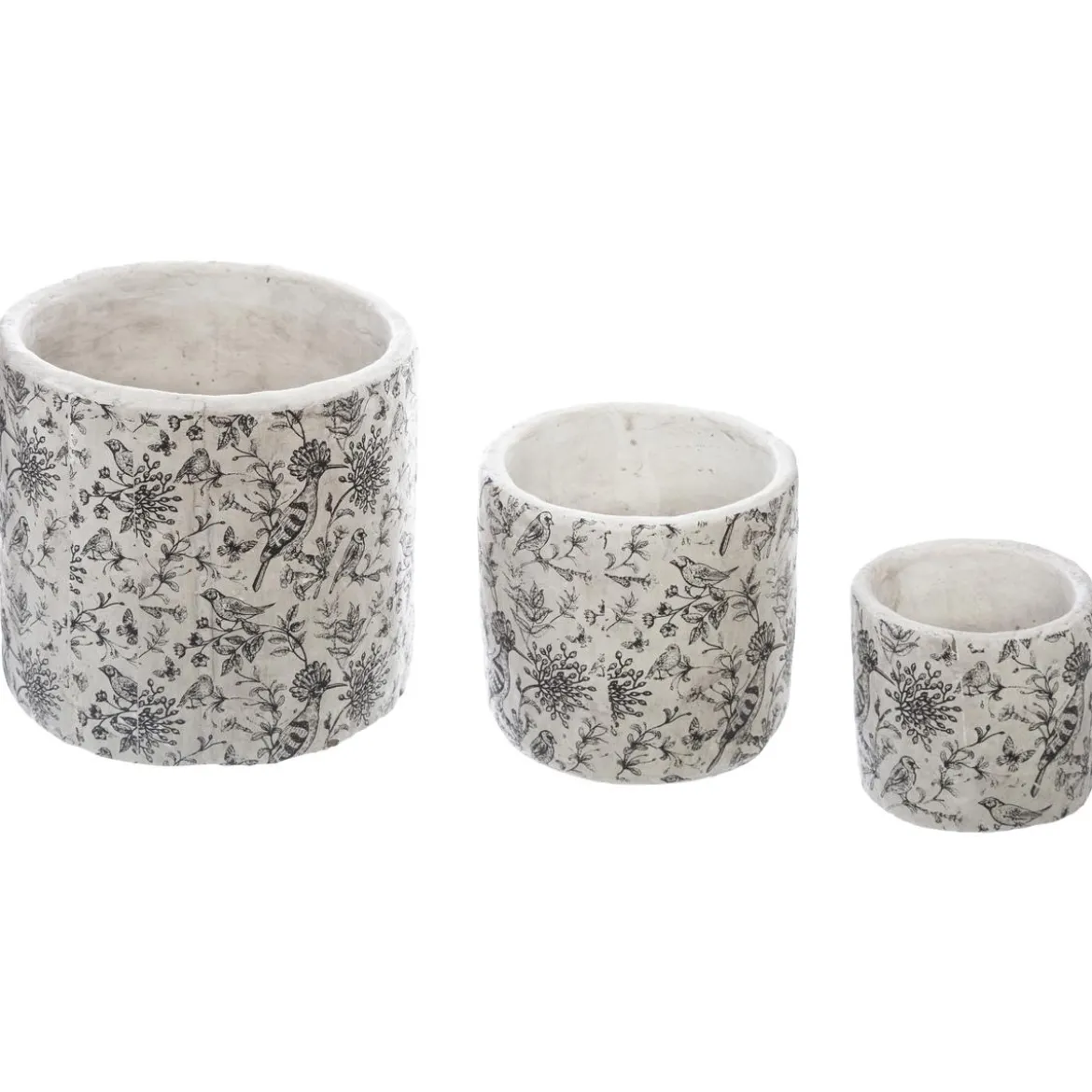 POTS RONDS CIMENT USE HIVER D.8X8X8CM