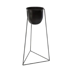 POT SUPPORT METAL LIVING D.27X24X60CM