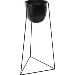 POT SUPPORT METAL LIVING D.27X24X60CM