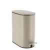 POUBELLE METAL OVALE 5L PEDALE FICELLE