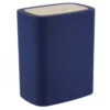 POUBELLE FACON BAMBOU 5L BLEU MARINE