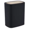 POUBELLE FACON BAMBOU 5L NOIR
