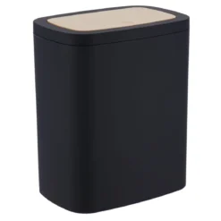 POUBELLE FACON BAMBOU 5L NOIR