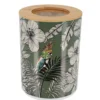 POUBELLE IMPRIMEE COUVERCLE BAMBOU 5L JUNGLE FEVER KAKI
