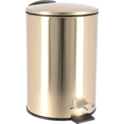 POUBELLE METAL FREIN DE CHUTE 3L OR