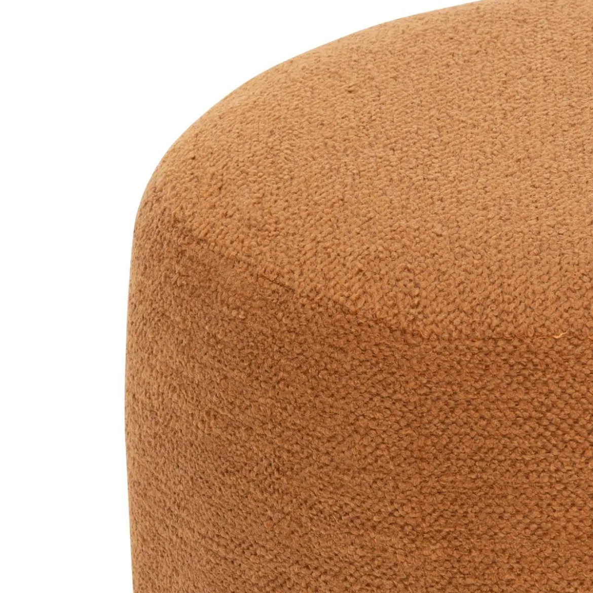 POUF BOUCLETTE AMEA RUSTY D.39CM