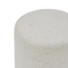 POUF BOUCLETTE NESKY BLANC D.41X45CM