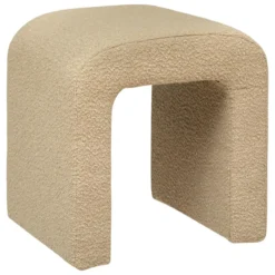 POUF BOUCLETTE SEVI BEIGE