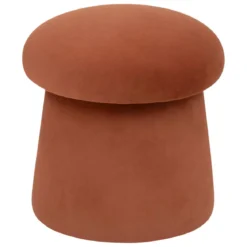 POUF NOA VELOURS AMBRE