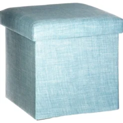 POUF PLIABLE BLEU TOMAZ
