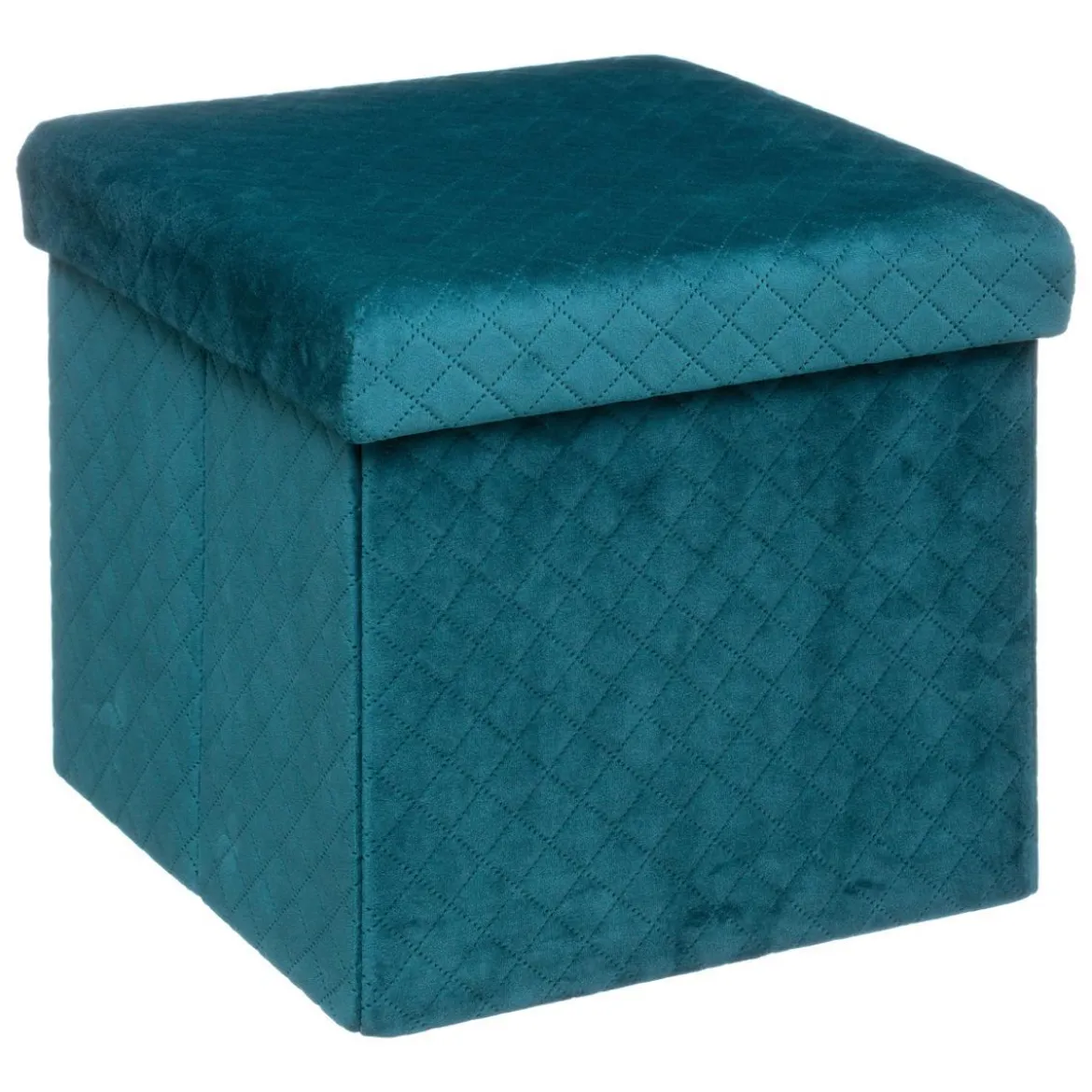 POUF PLIABLE BLEU 31X31CM