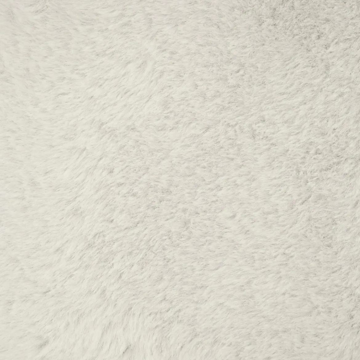POUF PLIABLE DOUBLE FOURRURE EZZIO BLANC