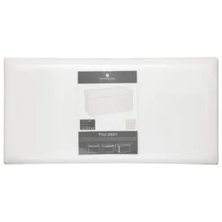 POUF PLIABLE DOUBLE FOURRURE EZZIO BLANC