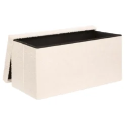POUF PLIABLE DOUBLE SOANA IVOIRE