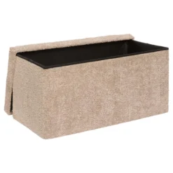 POUF PLIABLE DOUBLE SOANA TAUPE